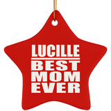 Lucille Best Mom Ever - Star Ornament