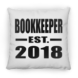 Bookkeeper Established EST. 2018 - Throw Pillow