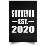 Surveyor Established EST. 2020 - Poster Portrait