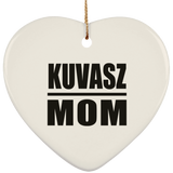 Kuvasz Mom - Heart Ornament