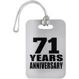 71st Anniversary 71 Years Anniversary - Luggage Bag Tag