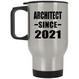 Architect Since 2021 - Silver Travel Mug