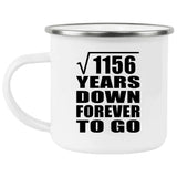 34th Anniversary Square Root of 1156 Years Down Forever To Go - 12oz Camping Mug