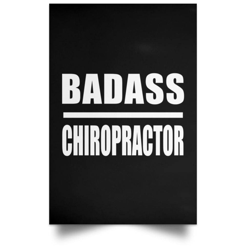 Badass Chiropractor - Poster Portrait