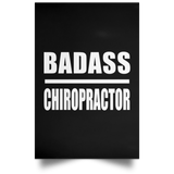 Badass Chiropractor - Poster Portrait