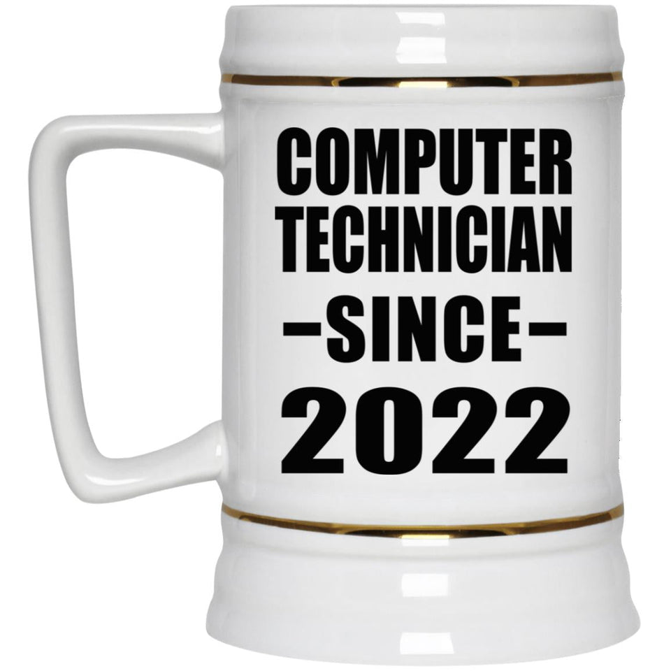 Computer Technician Since 2022 - Beer Stein