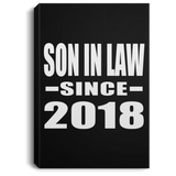 Son In Law Since 2018 - Canvas Portrait