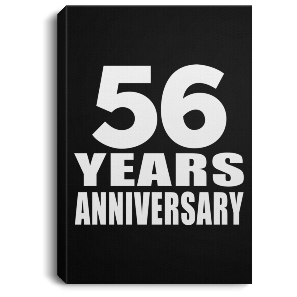 56th Anniversary 56 Years Anniversary - Canvas Portrait