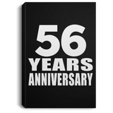56th Anniversary 56 Years Anniversary - Canvas Portrait