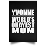 Yvonne World's Okayest Mum - Poster Portrait