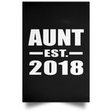 Aunt Established EST. 2018 - Poster Portrait