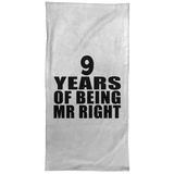 9th Anniversary 9 Years Of Being Mr Right - Hand Towel