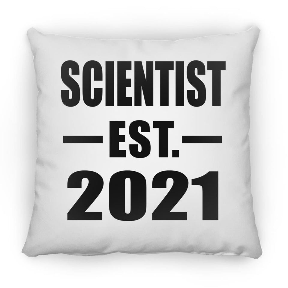 Scientist Established EST. 2021 - Throw Pillow