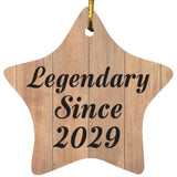 Birthday Legendary Since 2029 - Star Ornament C