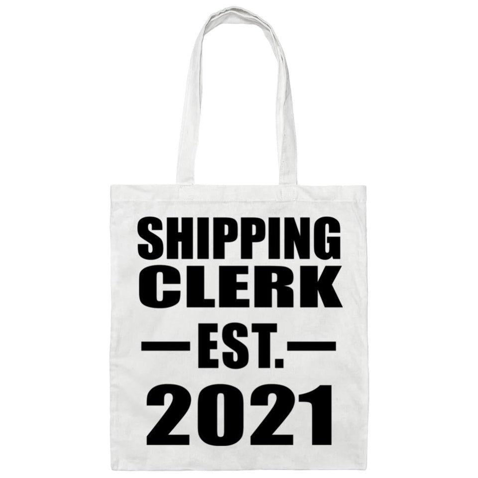 Shipping Clerk Established EST. 2021 - Tote Bag White