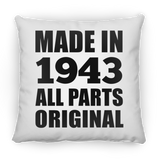 81st Birthday Made in 1943 All Parts Original - Throw Pillow