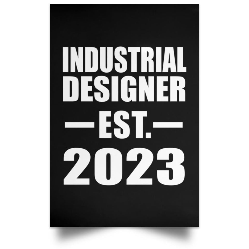 Industrial Designer Established EST. 2023 - Poster Portrait
