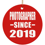 Photographer Since 2019 - Circle Ornament