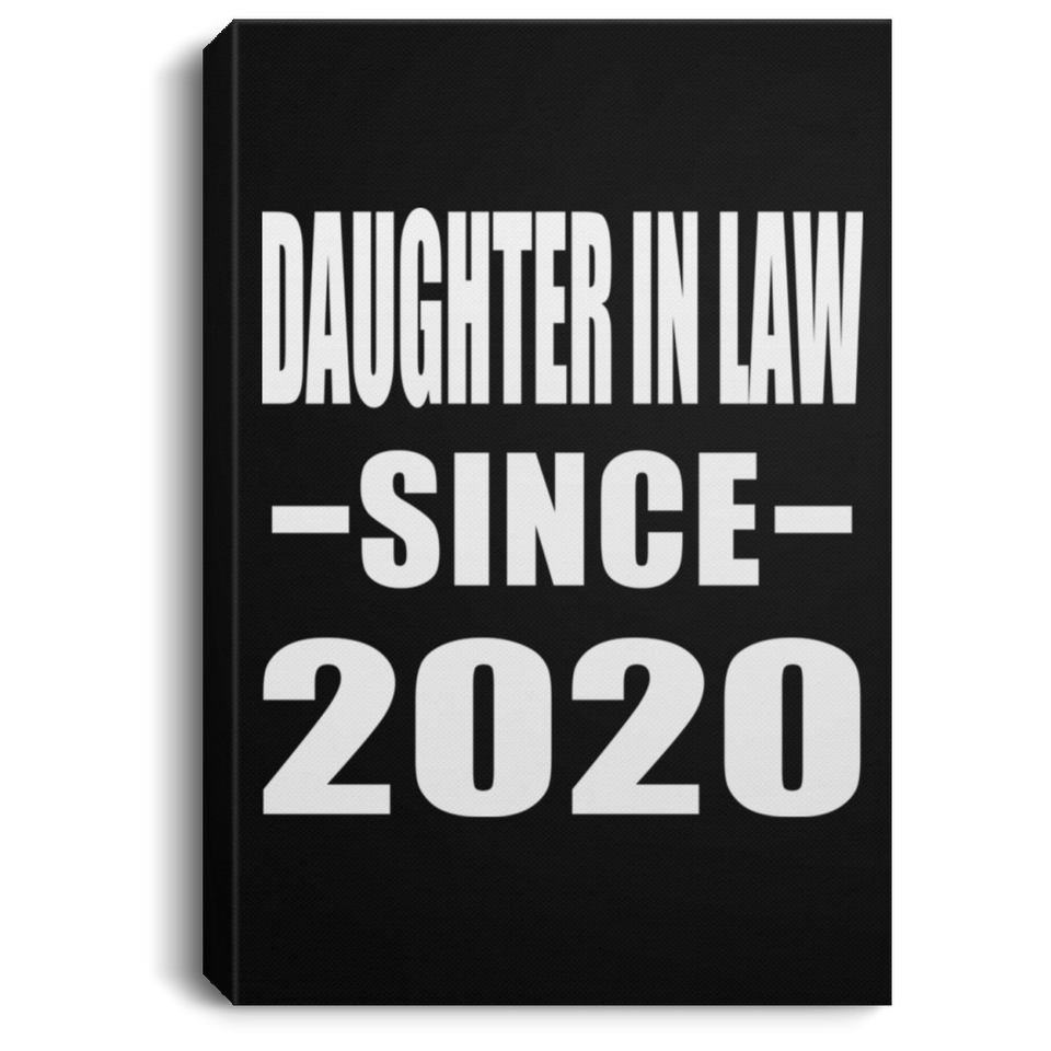 Daughter In Law Since 2020 - Canvas Portrait