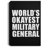World's Okayest Military General - Canvas Portrait