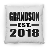 Grandson Established EST. 2018 - Throw Pillow