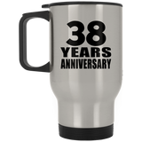 38th Anniversary 38 Years - Silver Travel Mug