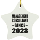 Management Consultant Since 2023 - Star Ornament