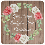 Gwendolyn Baby's First Christmas - Drink Coaster B