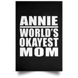 Annie World's Okayest Mom - Poster Portrait