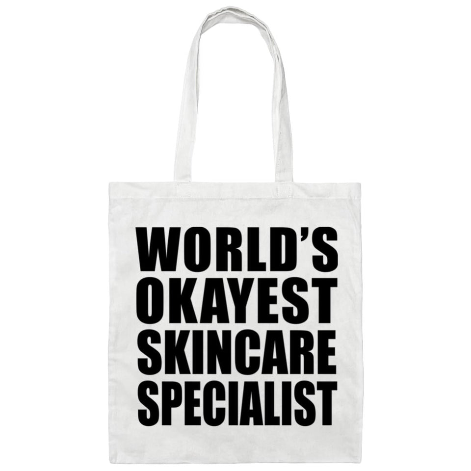 World's Okayest Skincare Specialist - Tote Bag White