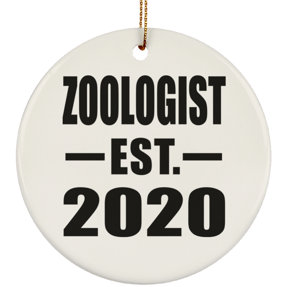 Zoologist Established EST. 2020 - Circle Ornament