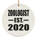 Zoologist Established EST. 2020 - Circle Ornament