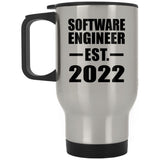 Software Engineer Established EST. 2022 - Silver Travel Mug