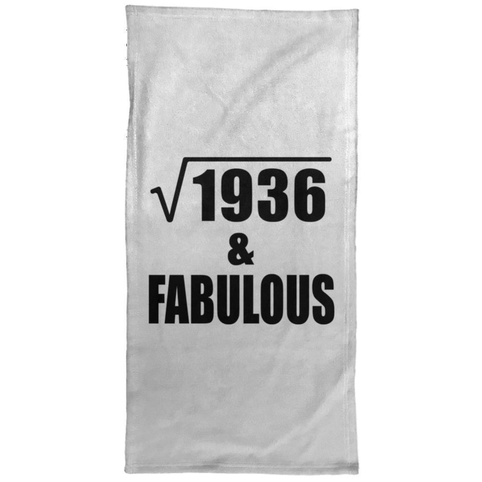 44th Birthday Square Root of 1936 & Fabulous - Hand Towel