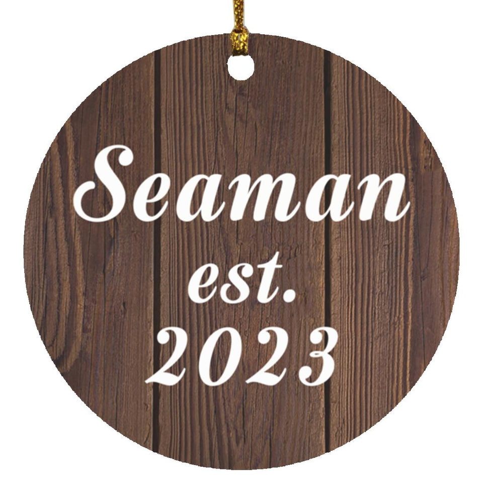 Seaman Established Est. 2023 - Circle Ornament D