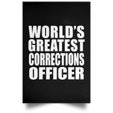 World's Greatest Corrections Officer - Poster Portrait