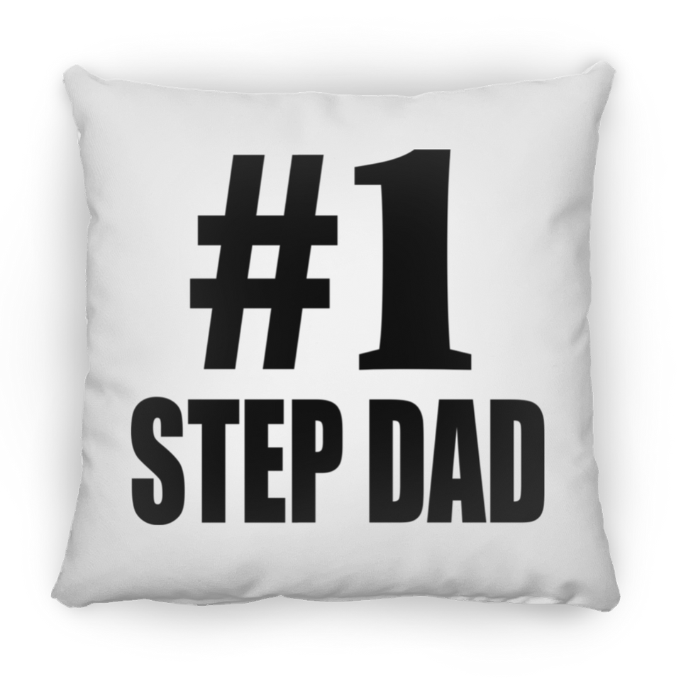 Number One #1 Step Dad - Throw Pillow