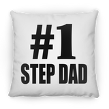 Number One #1 Step Dad - Throw Pillow