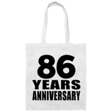 86th Anniversary 86 Years - Tote Bag White