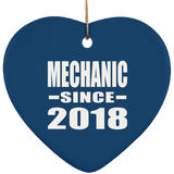 Mechanic Since 2018 - Heart Ornament