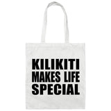 Kilikiti Makes Life Special - Tote Bag White
