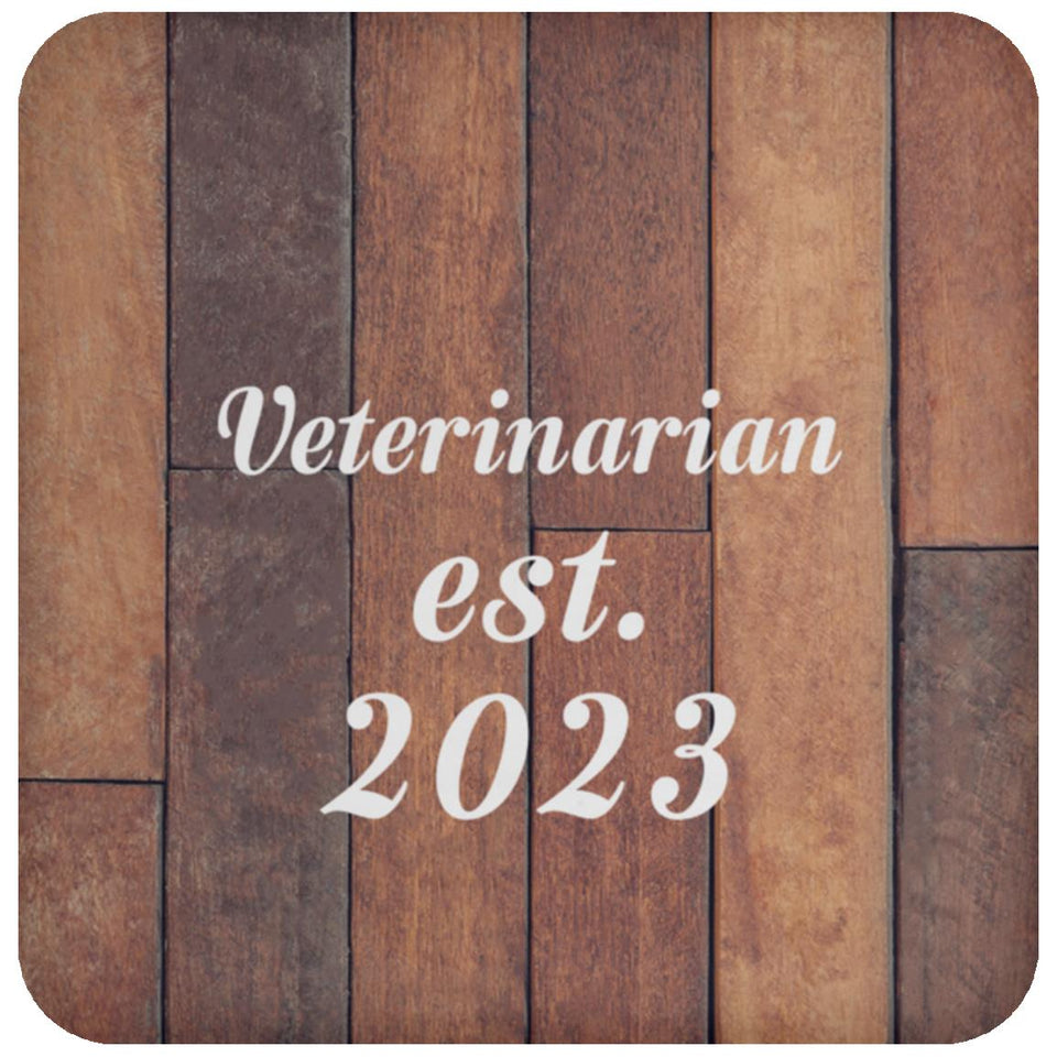 Veterinarian Established Est. 2023 - Drink Coaster E