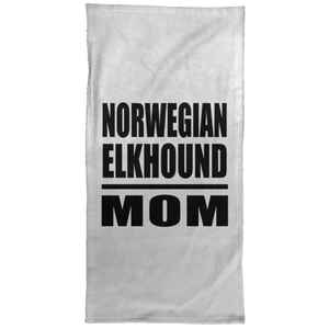 Norwegian Elkhound Mom - Hand Towel