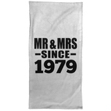 45th Anniversary Mr & Mrs Since 1979 - Hand Towel