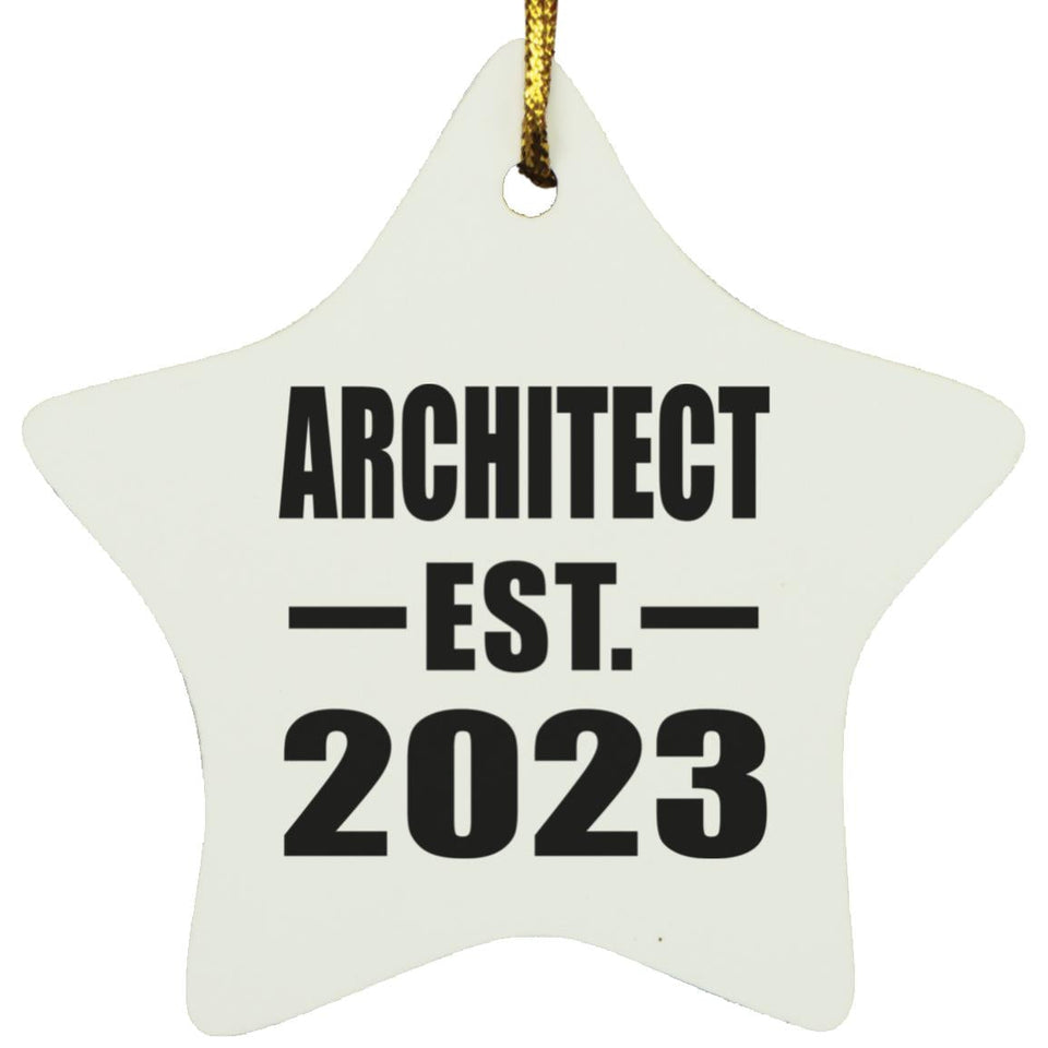 Architect Established EST. 2023 - Star Ornament