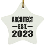Architect Established EST. 2023 - Star Ornament