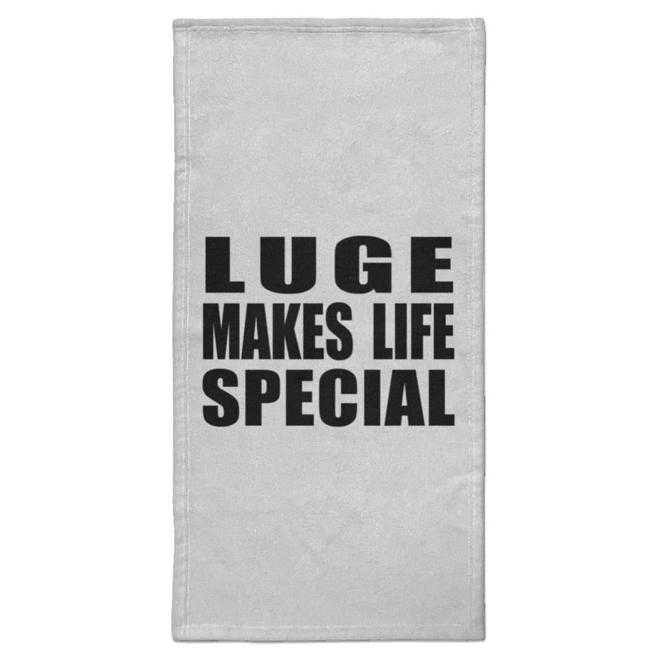 Luge Makes Life Special - Hand Towel