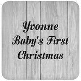 Yvonne Baby's First Christmas - Drink Coaster F