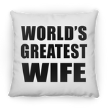 World's Greatest Wife - Throw Pillow