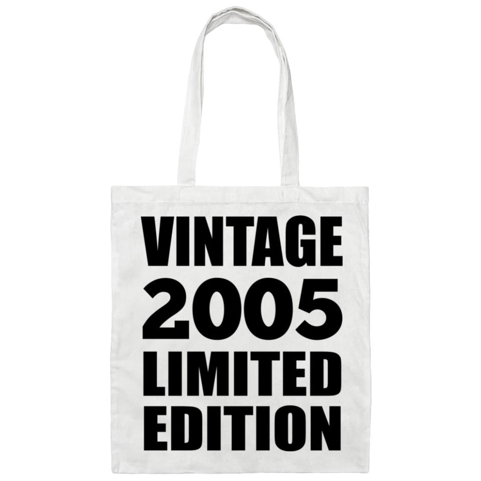 19th Birthday Vintage 2005 Limited Edition - Tote Bag White